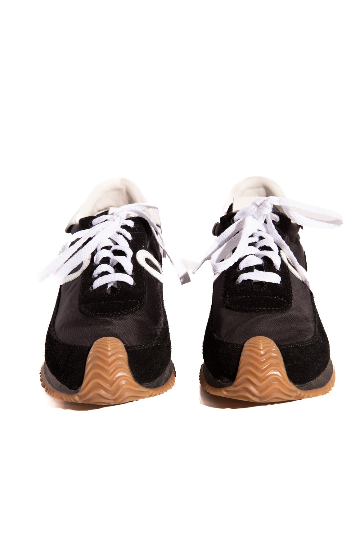 LOEWE Black Suede Flow Runner Sneakers (Sz. 40)