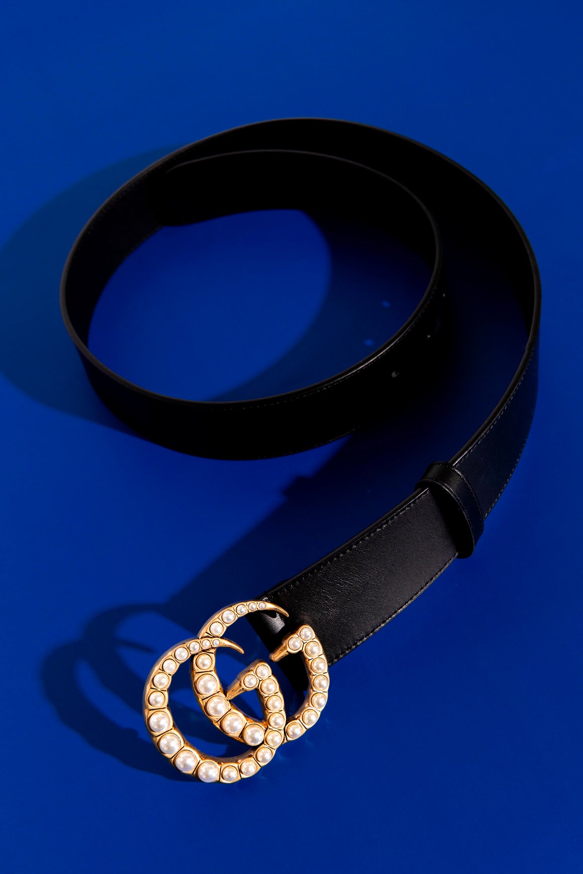 GUCCI Marmont Pearl Leather Belt (90/36)