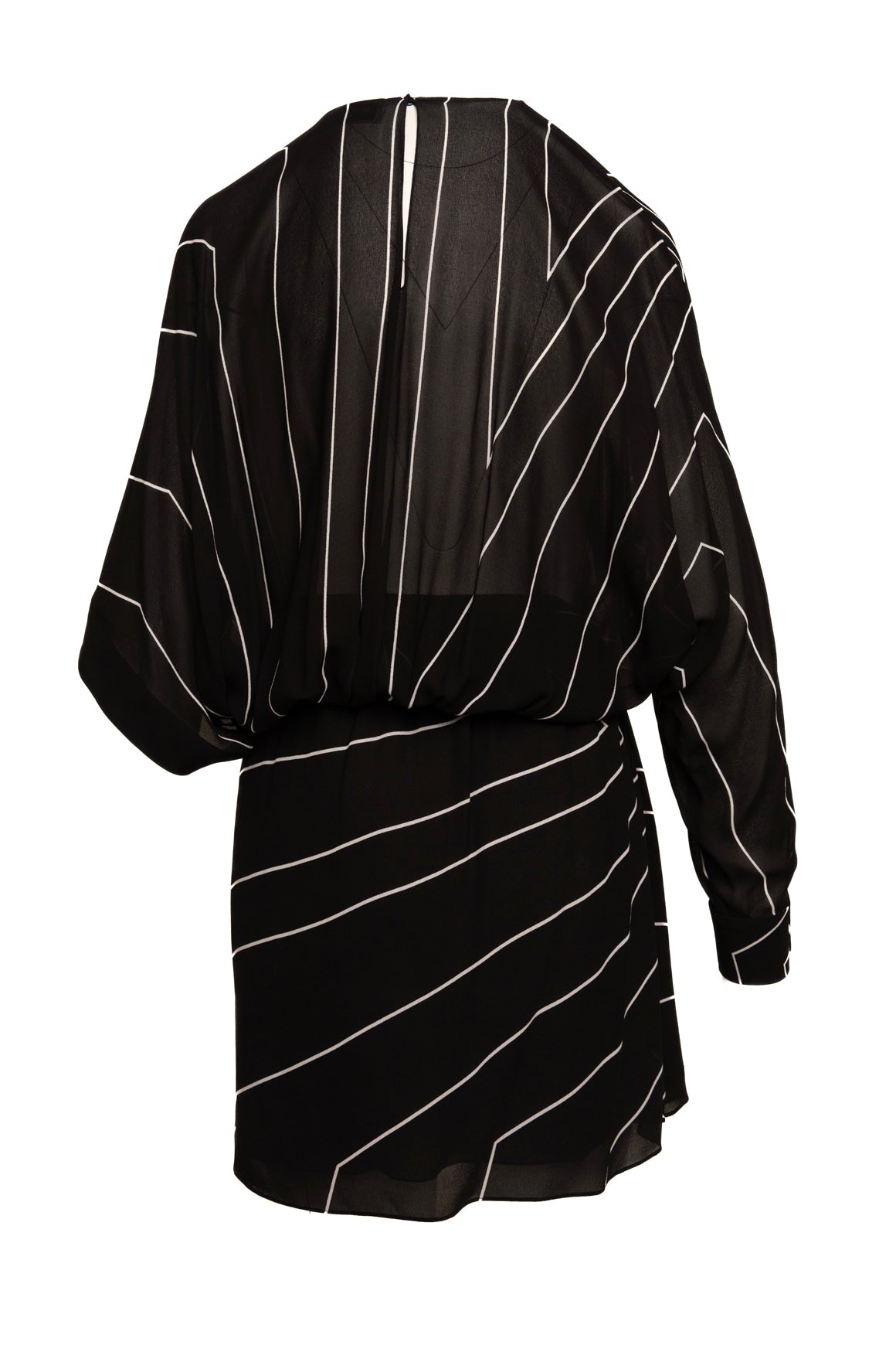 SAINT LAURENT Black Star Design Mini Dress (Sz. XS)