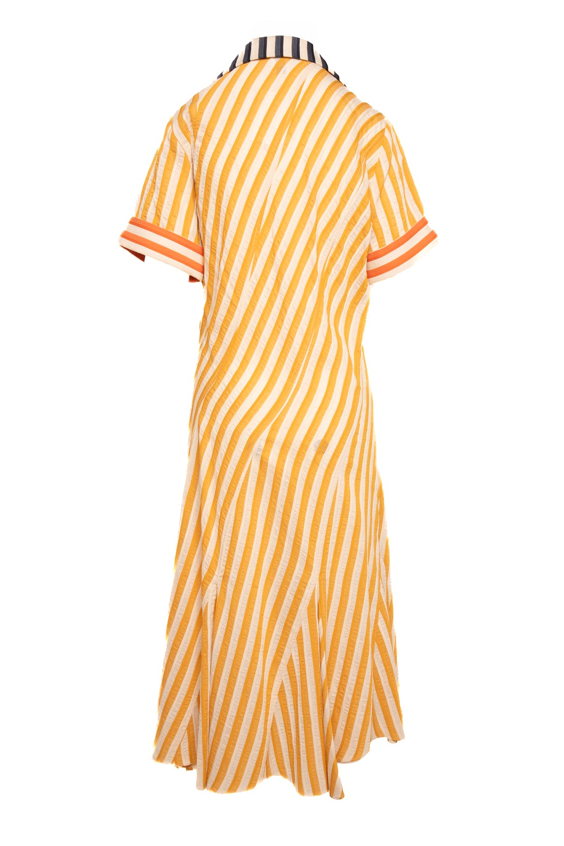 ROSIE ASSOULIN Yellow Striped Maxi Dress (Sz. 4)