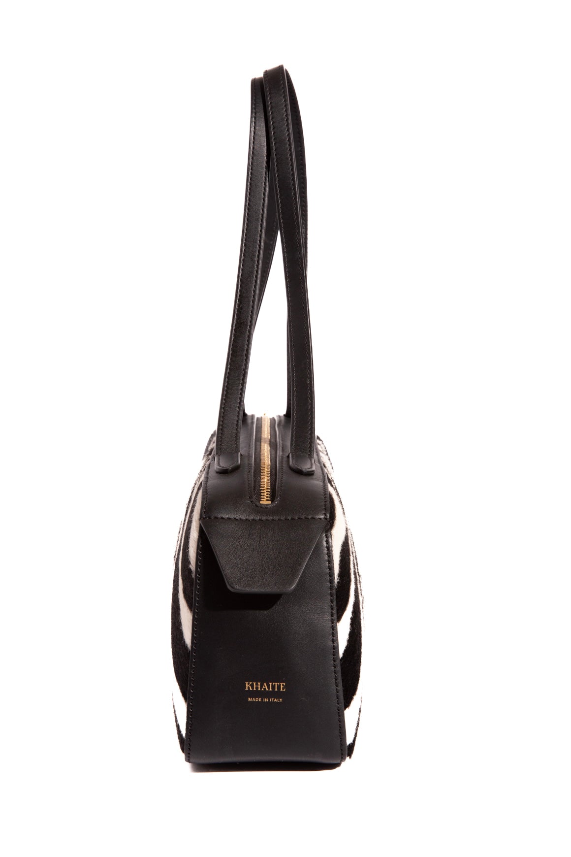 KHAITE Zebra Calf-Hair 'Simona' Shoulder Bag