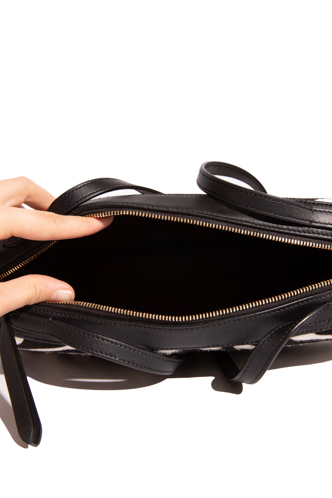 KHAITE Zebra Calf-Hair 'Simona' Shoulder Bag