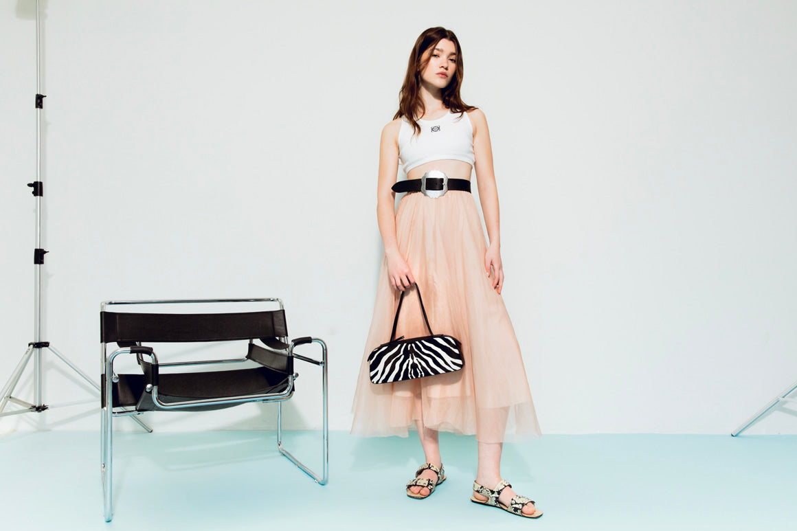 KHAITE Zebra Calf-Hair 'Simona' Shoulder Bag