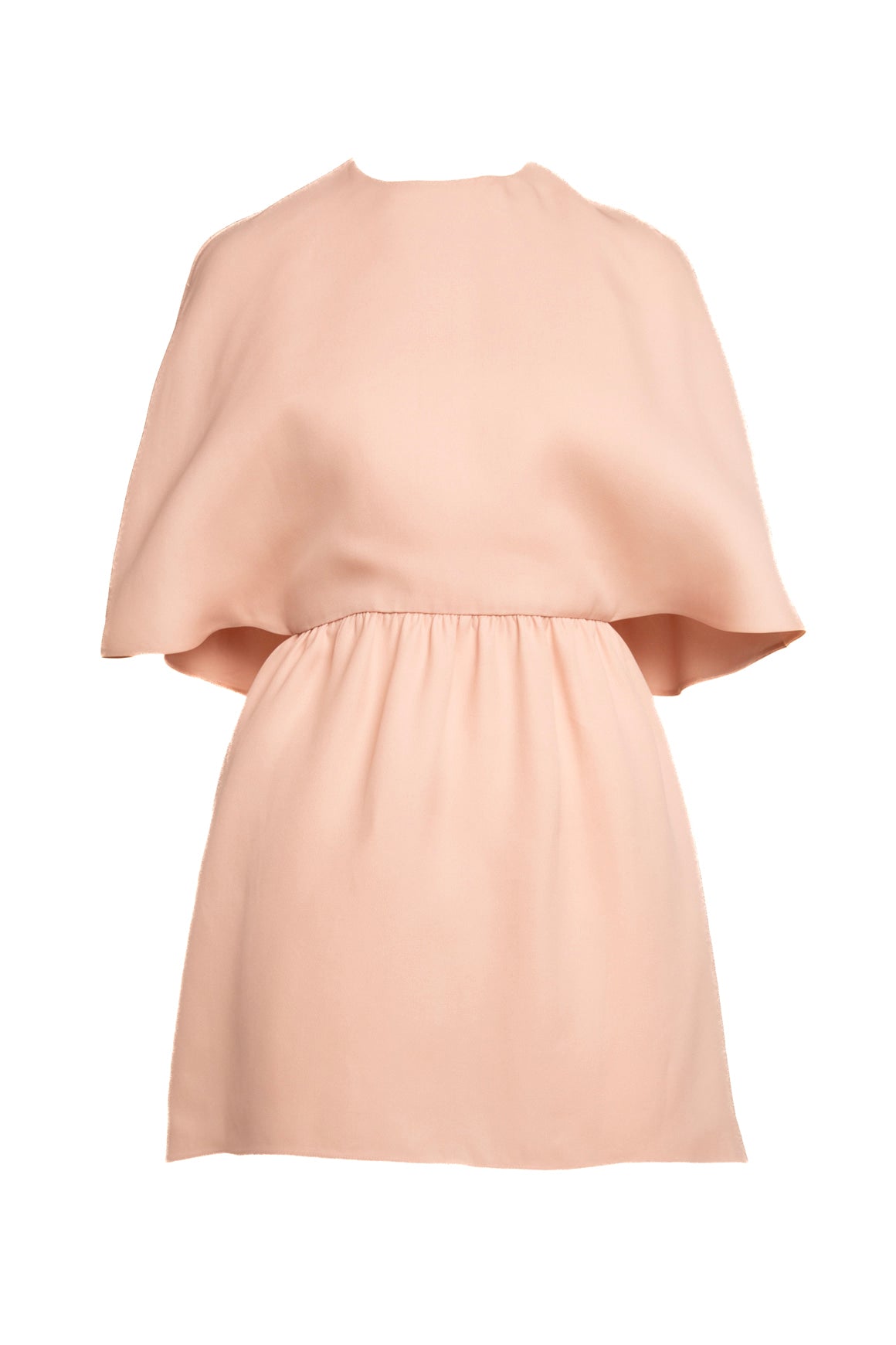 VALENTINO Baby Pink Cape Mini Dress (Sz. 4)