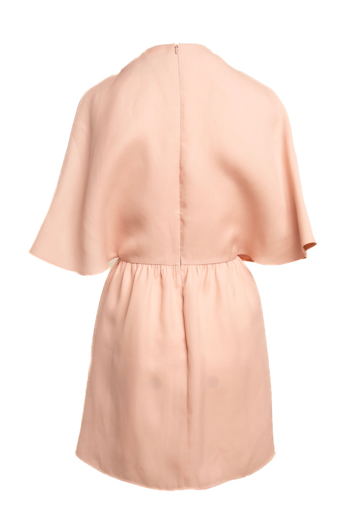 VALENTINO Baby Pink Cape Mini Dress (Sz. 4)
