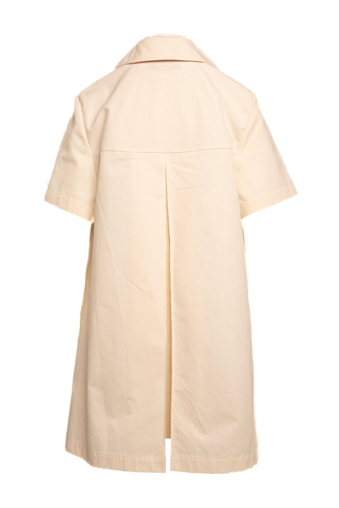 GUCCI Cream Web Detail Collared Mini Dress (Sz. S)