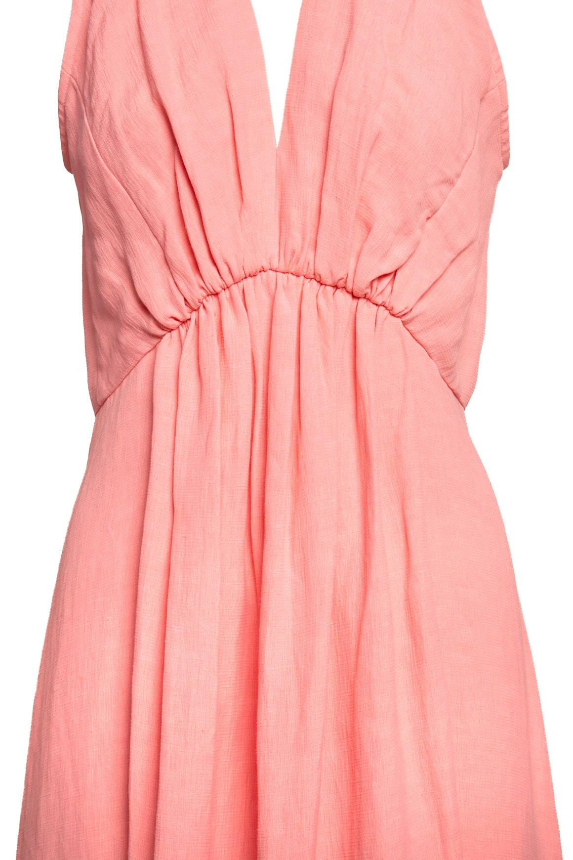 RACHEL COMEY Pink Textured Sleeveless Maxi Dress (Sz. 6)
