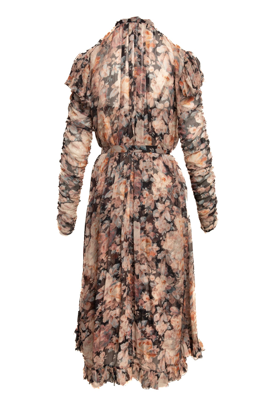 ZIMMERMANN Floral Silk Maxi Dress W/ Slip (Sz. 2/M)
