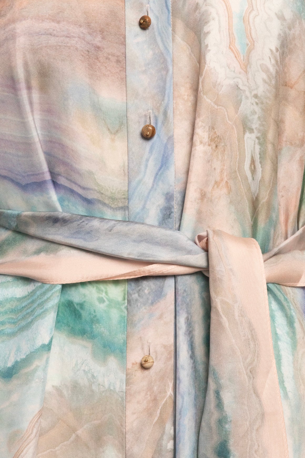ZIMMERMANN Marbled Silk Dress (Sz. 3/L)