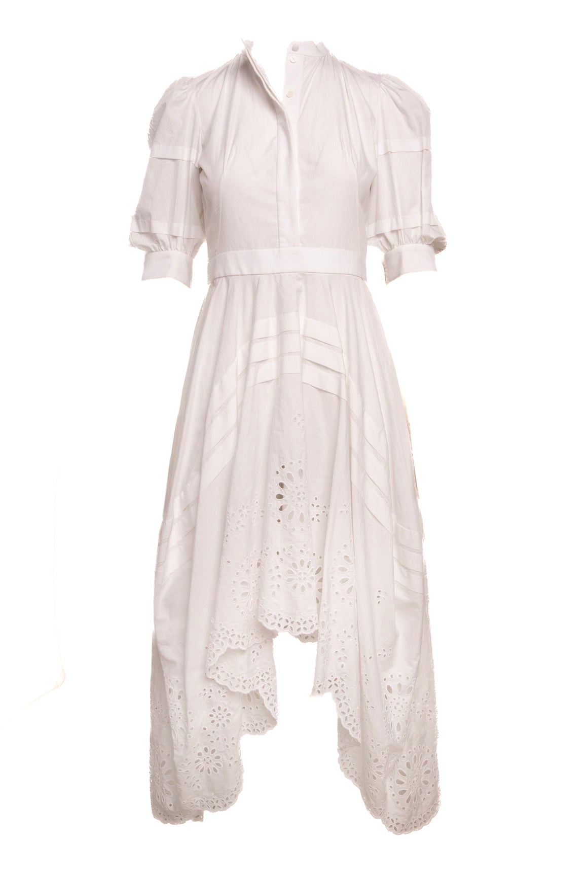 ALEXANDER MCQUEEN Eyelet High Low Dress (Sz. 38/2)